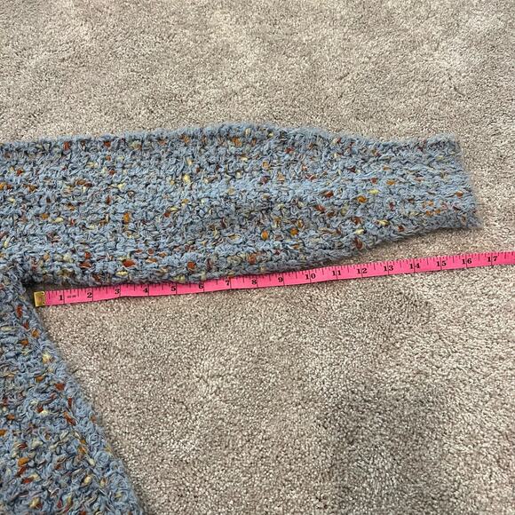 Lou‎ and Grey Women's Chunky Sweater Wool Light Blue Multicolor Size XS - Picture 9 of 9